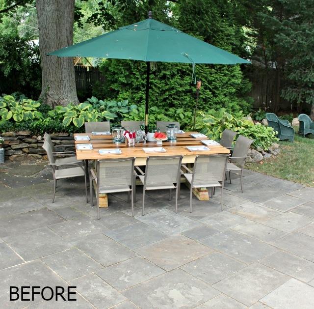 diy outdoor dining table