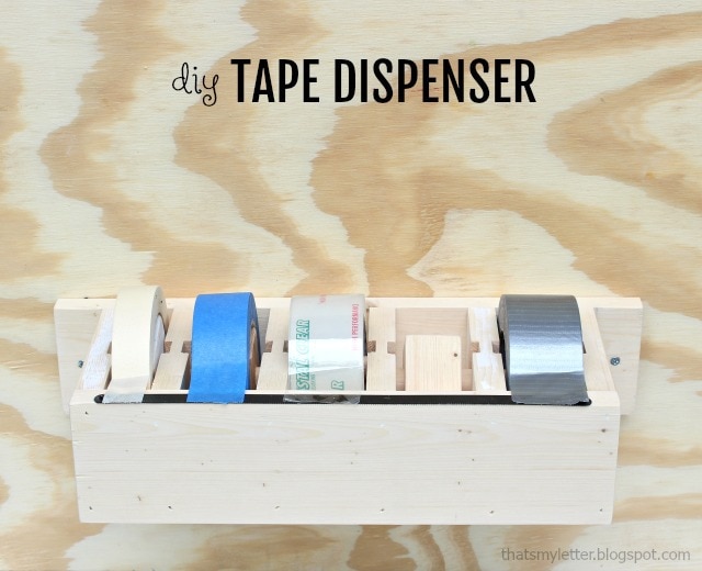 diy tape dispenser