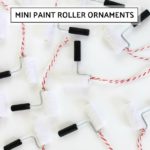 DIY Mini Paint Roller Ornaments