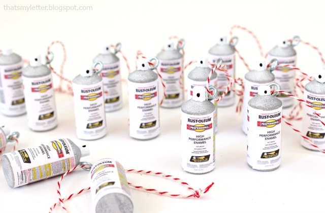 diy mini spray paint bottles