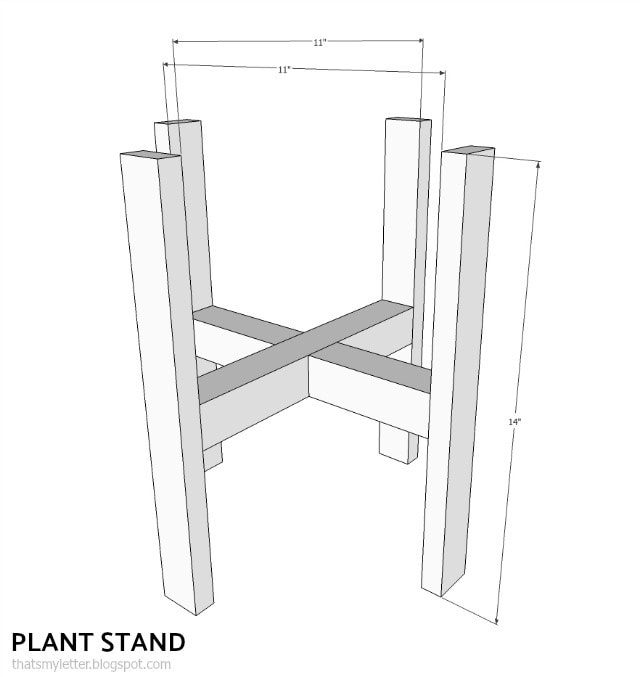 diy plant stand plans
