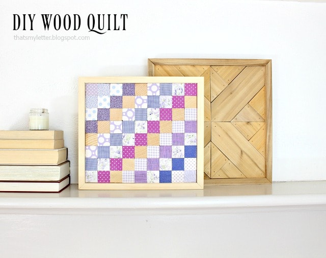 diy scrap wood quilt