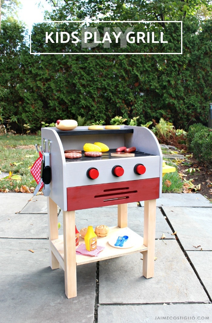 kids play grill