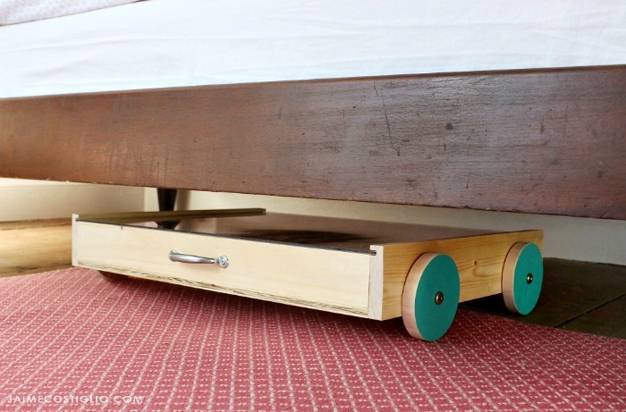 art trundle cart under bed