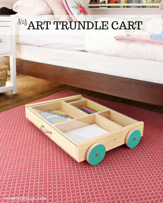 DIY Art Trundle Cart - Jaime Costiglio