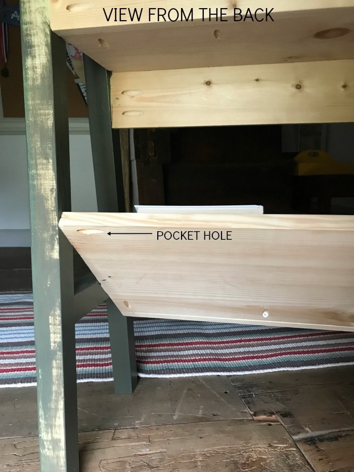 mod bookshelf pocket hole construction
