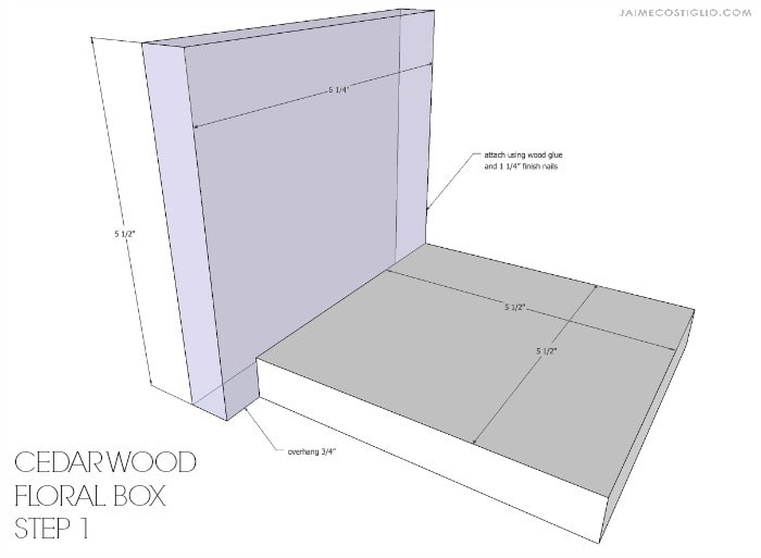 wood box step 1