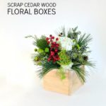 DIY Scrap Cedar Wood Floral Boxes