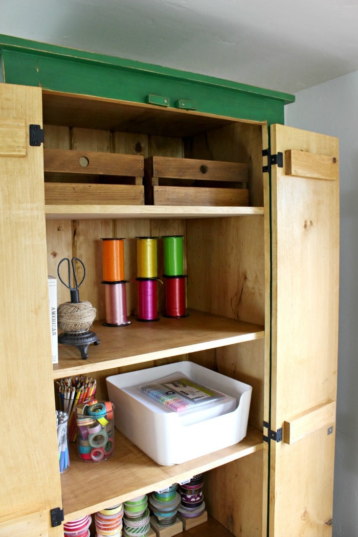 Tall Cupboard Free Plans Jaime Costiglio, How To Put Shelves In A Cupboard