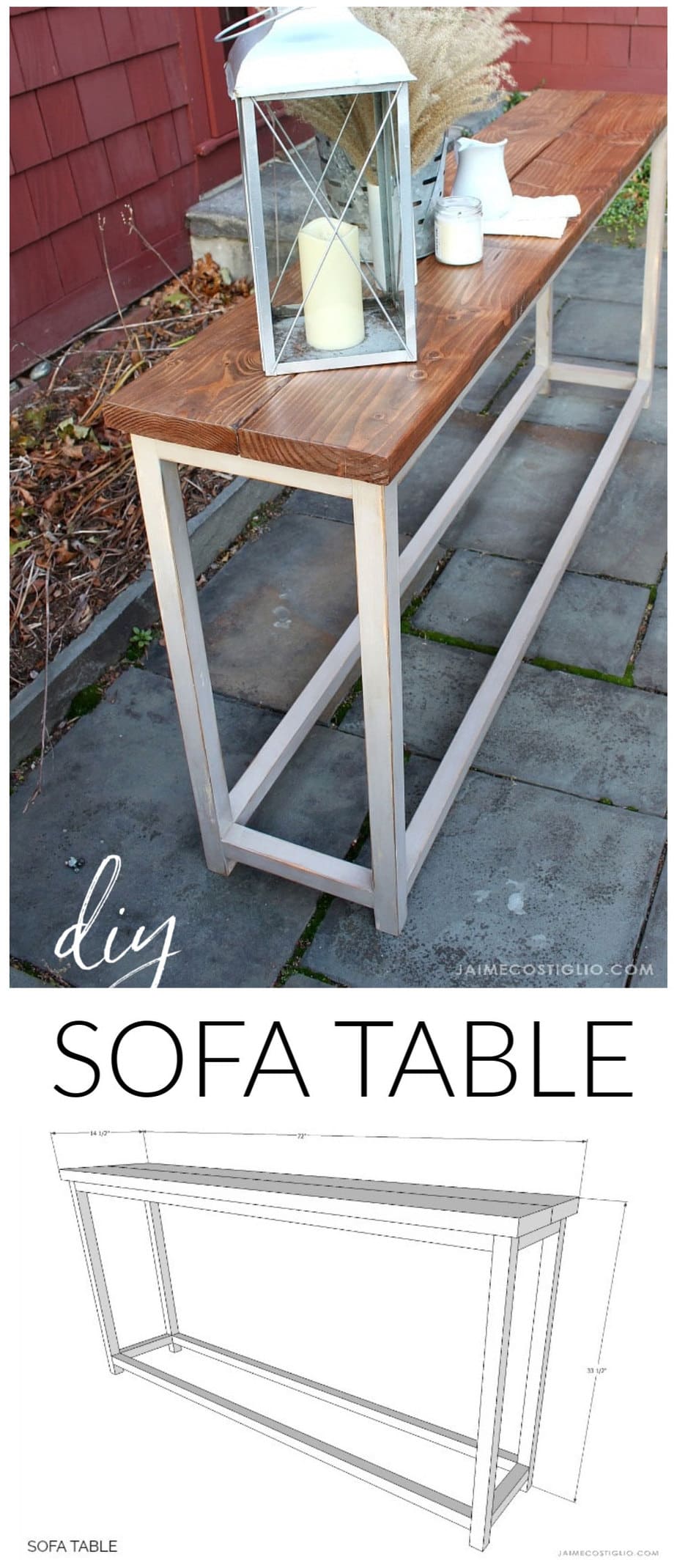 diy simple sofa table