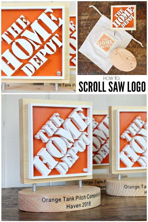 how to make a scroll saw logo