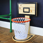 DIY Basketball Hoop Trash Can