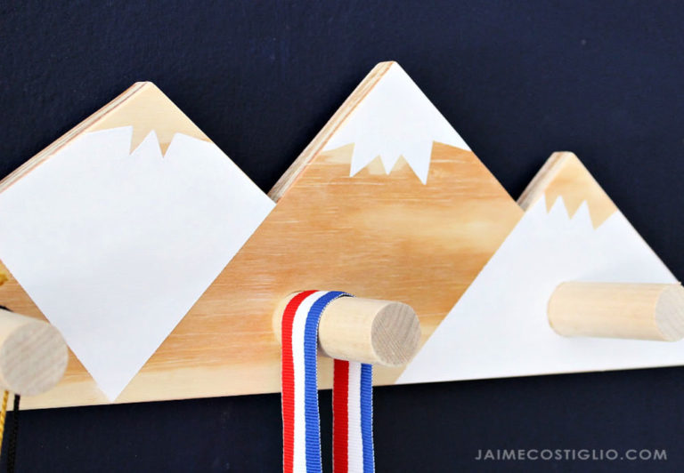 DIY Mountain Shape Wall Hooks Jaime Costiglio