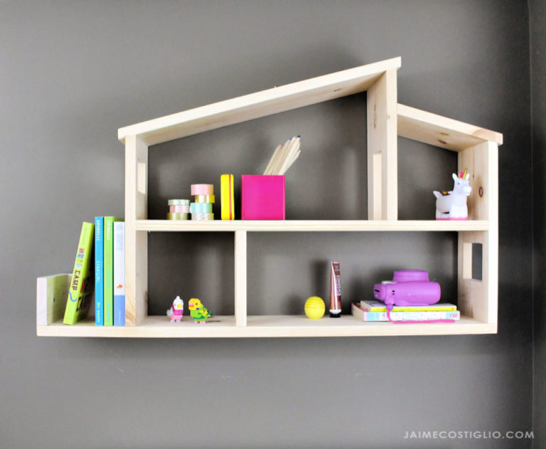 DIY Dollhouse Wall Shelf Jaime Costiglio