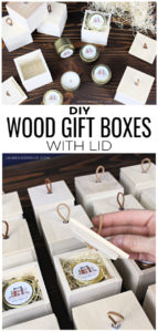 DIY Small Wood Gift Boxes with Lid - Jaime Costiglio