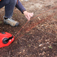 snapping a chalk line