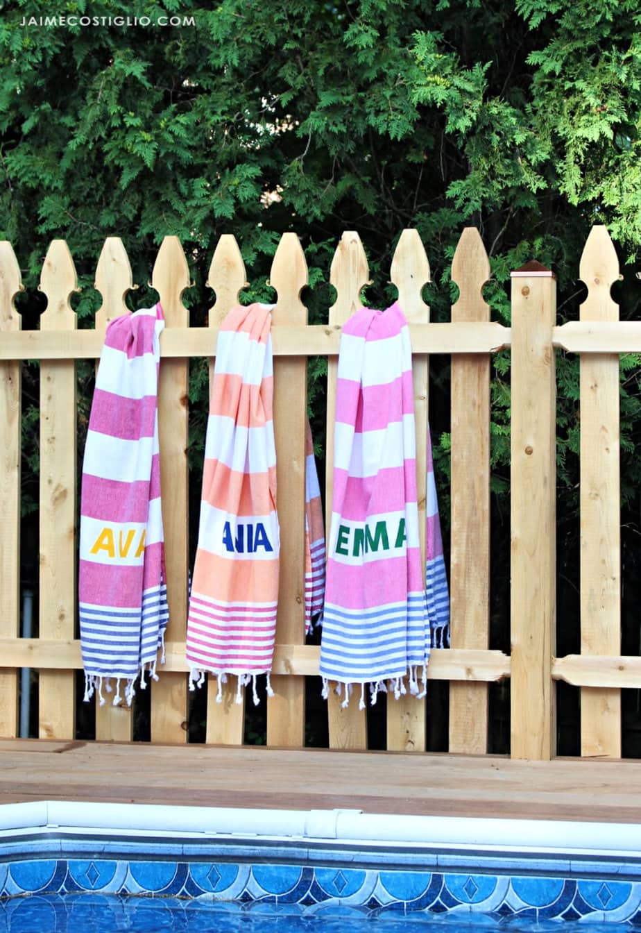 personalized turkish towels