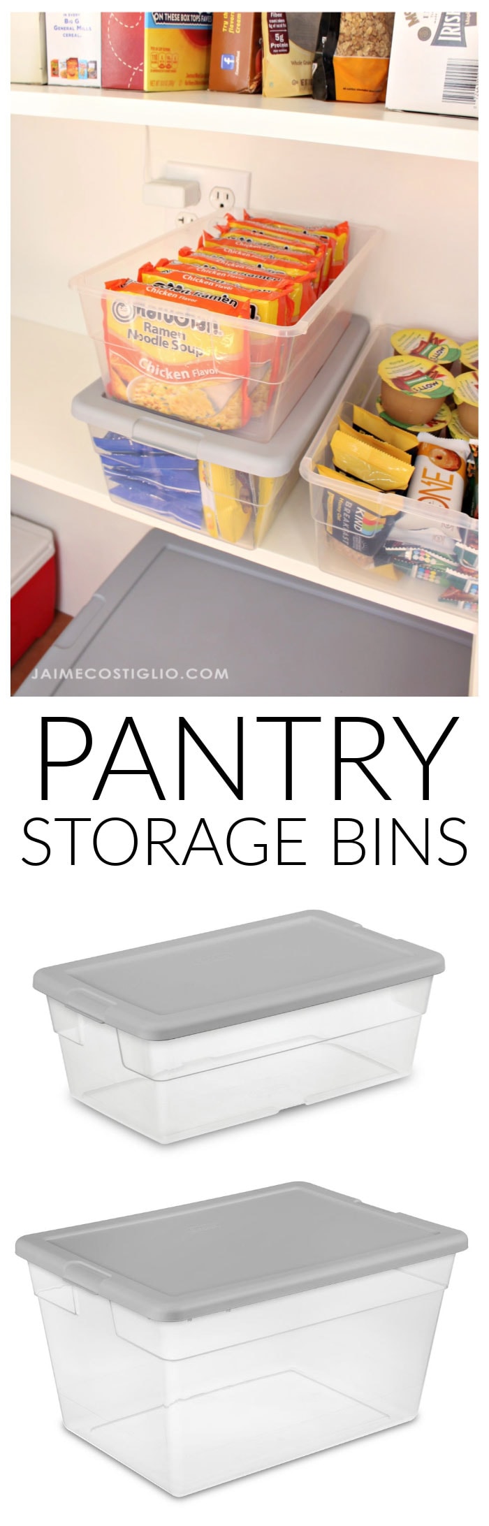 pantry storage bin options