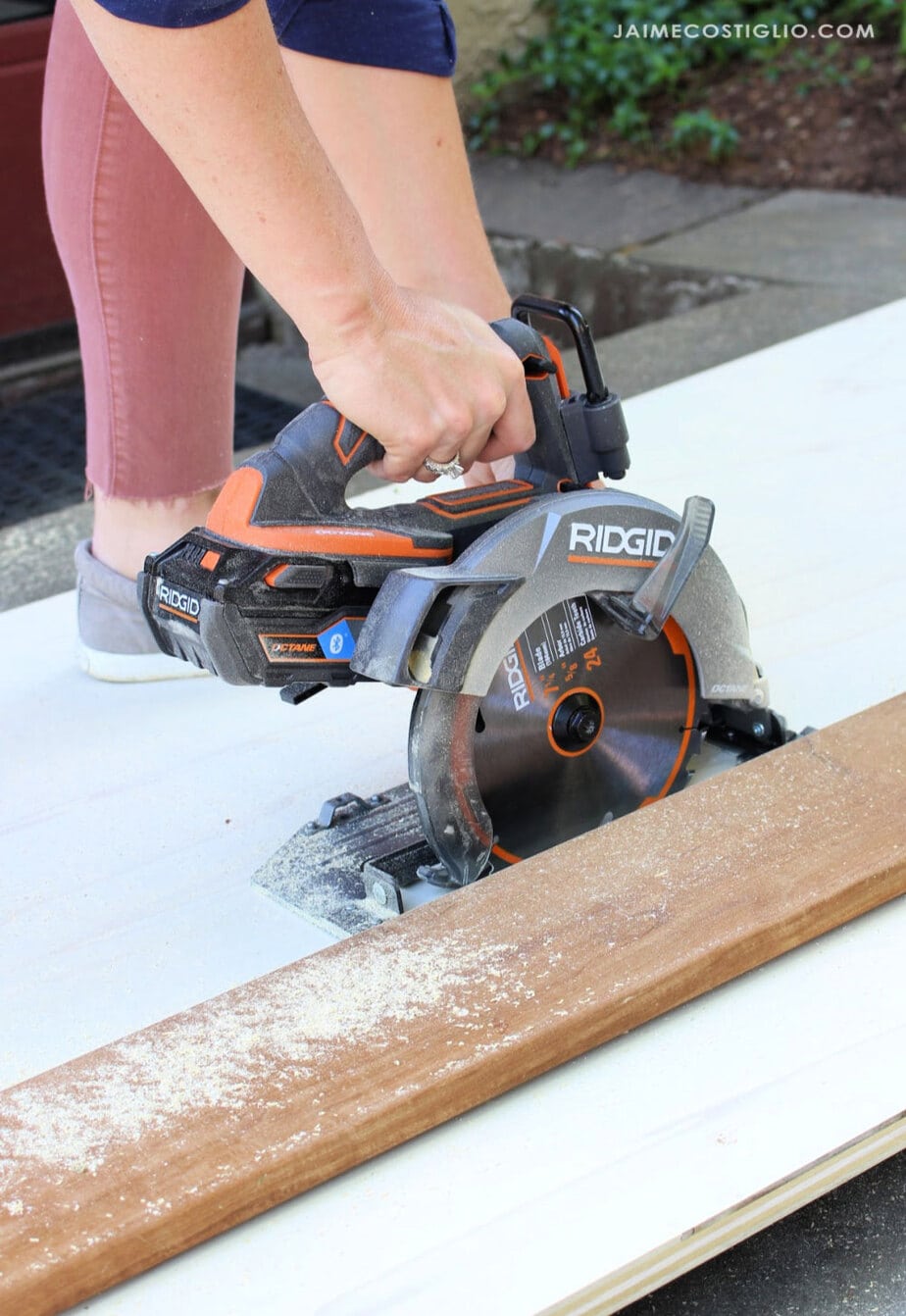 ripping plywood with ridgid octane circular saw