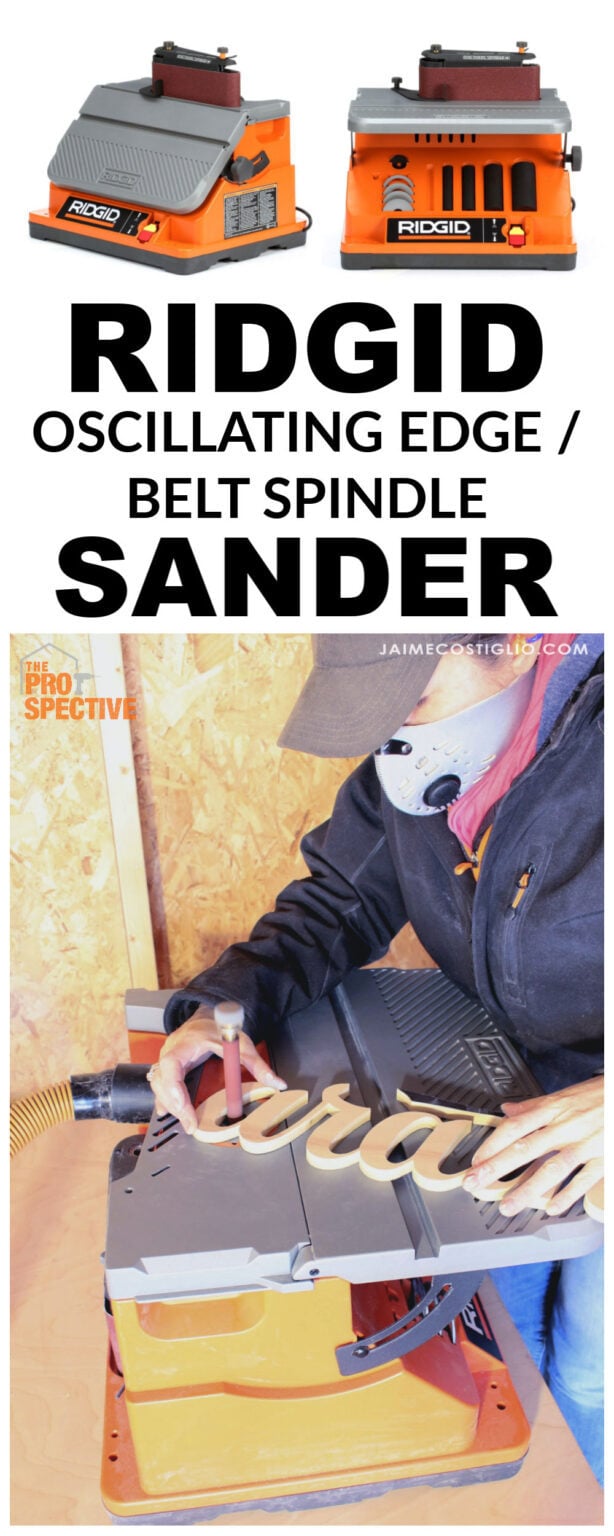 Ridgid Oscillating Edge / Belt Spindle Sander Jaime Costiglio