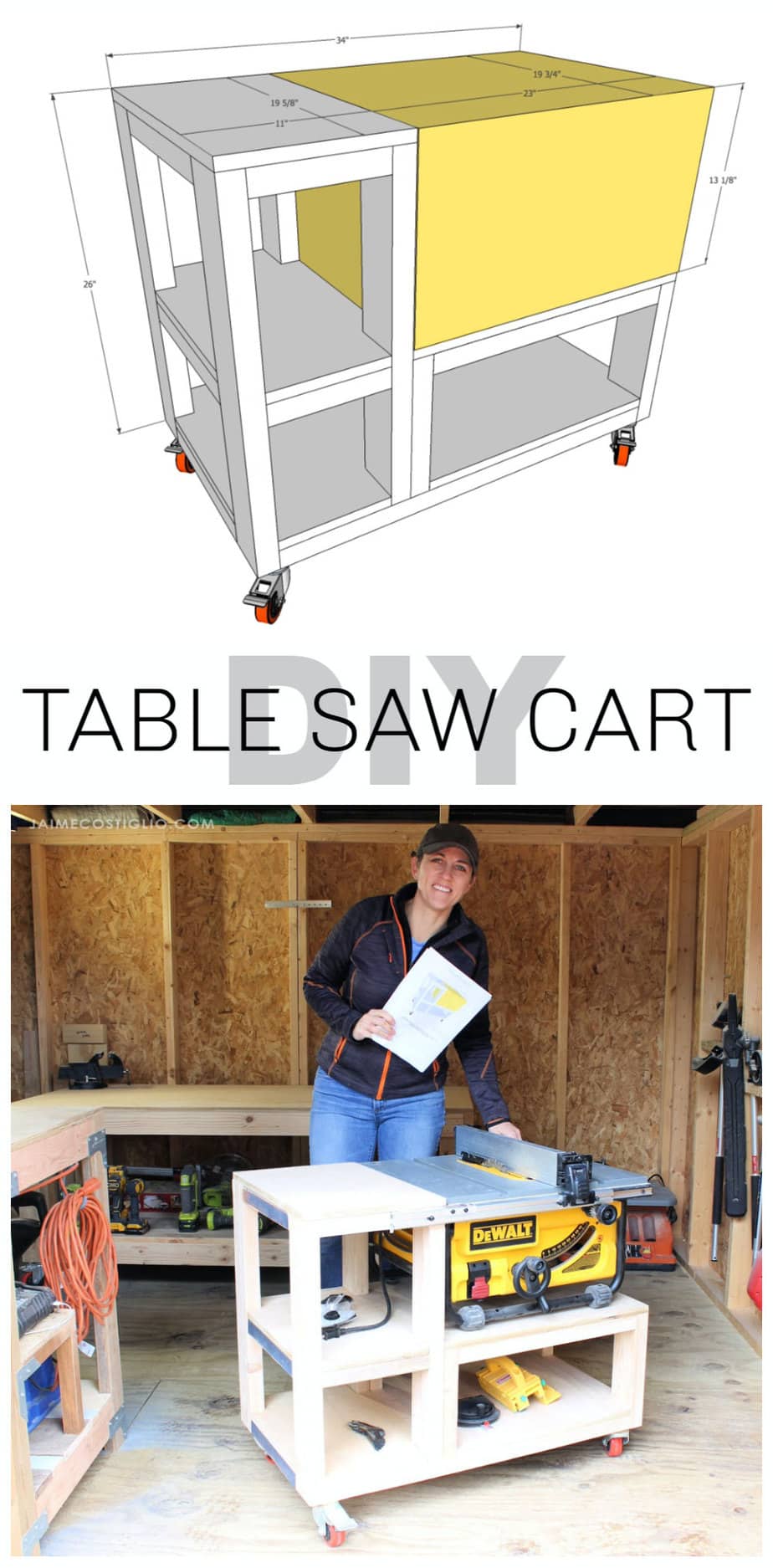 table saw cart free plans