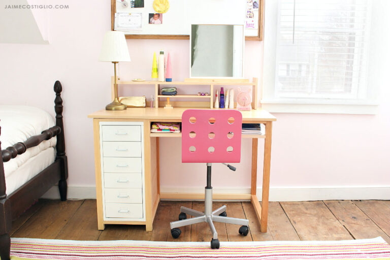 DIY Desk Topper Shelf Jaime Costiglio