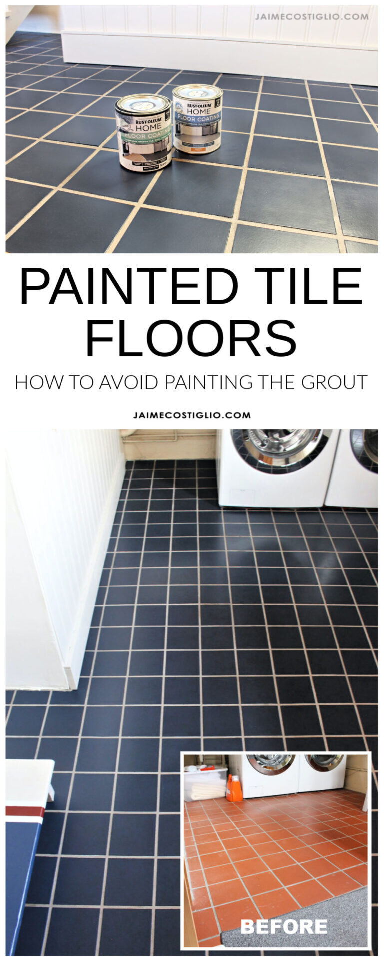 Painting Tile Floors - Jaime Costiglio