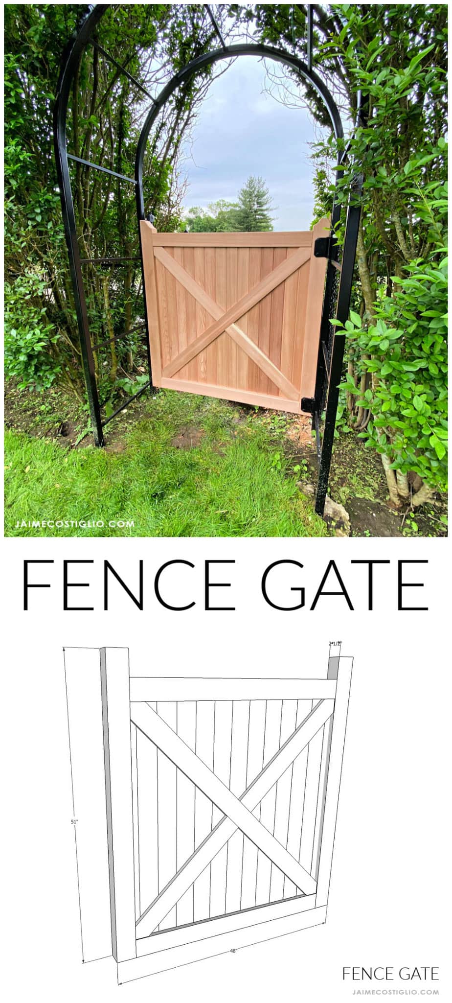 fence gate plans