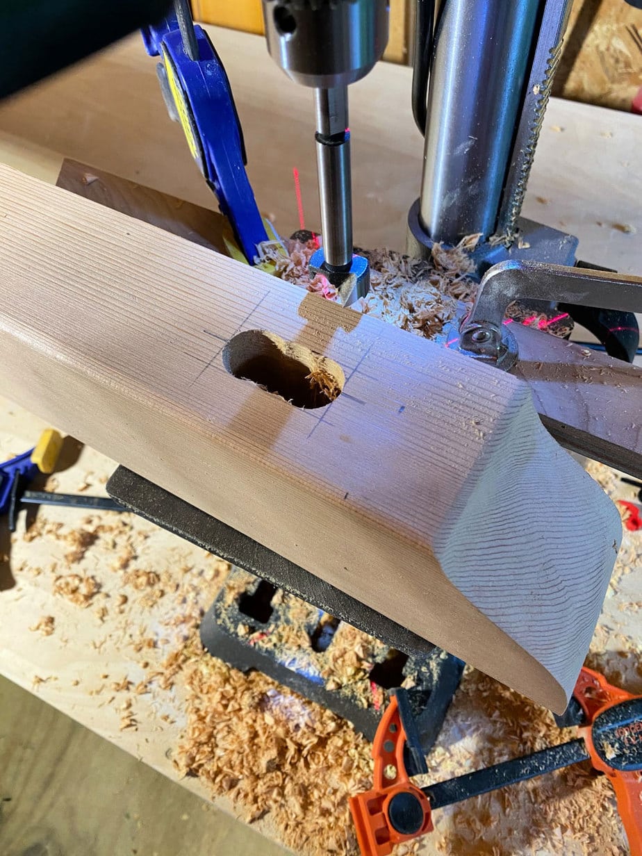 drill press to make mortise