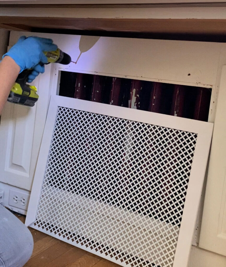 Remove Radiator Dust Cover DIY Removable Radiator Cover - Jaime Costiglio