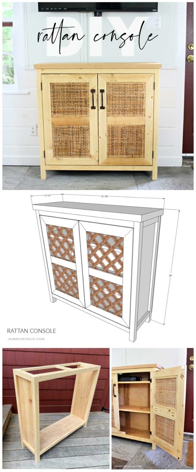 Rattan Console Plans Jaime Costiglio