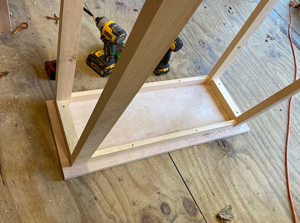 attaching top to frame