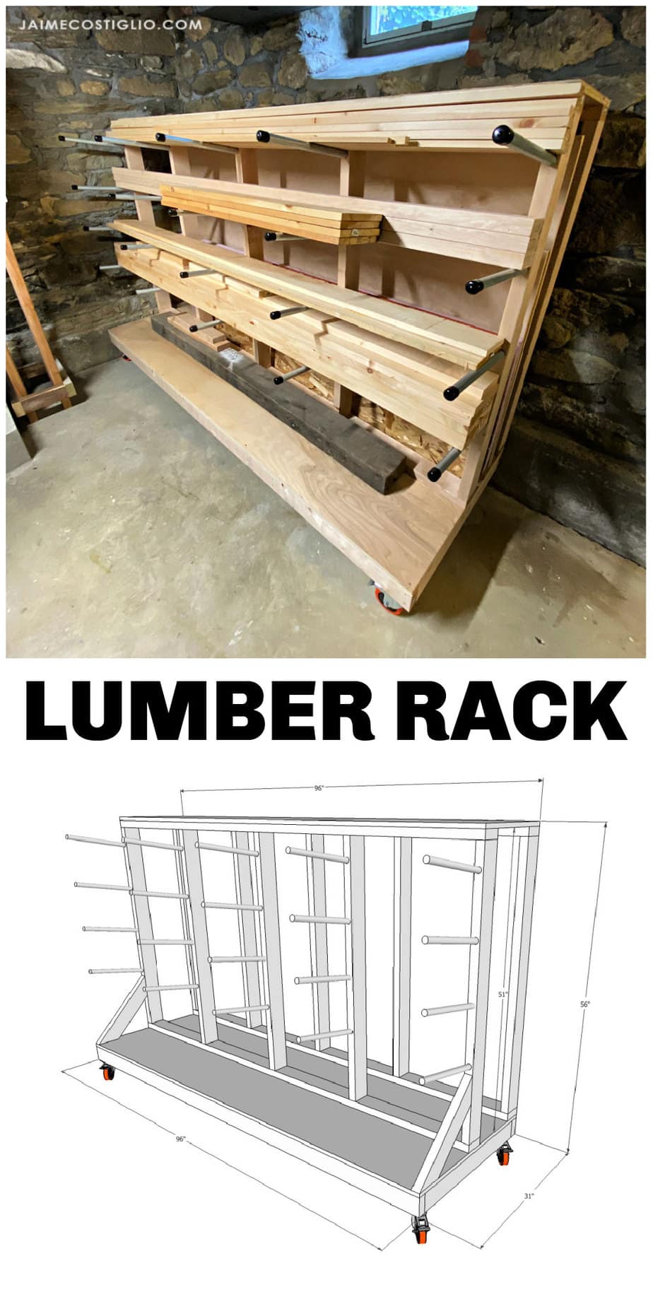 lumber rack plans