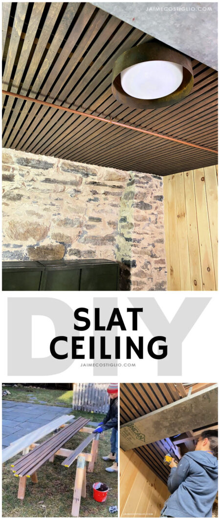 How To Install A Slat Ceiling - Jaime Costiglio