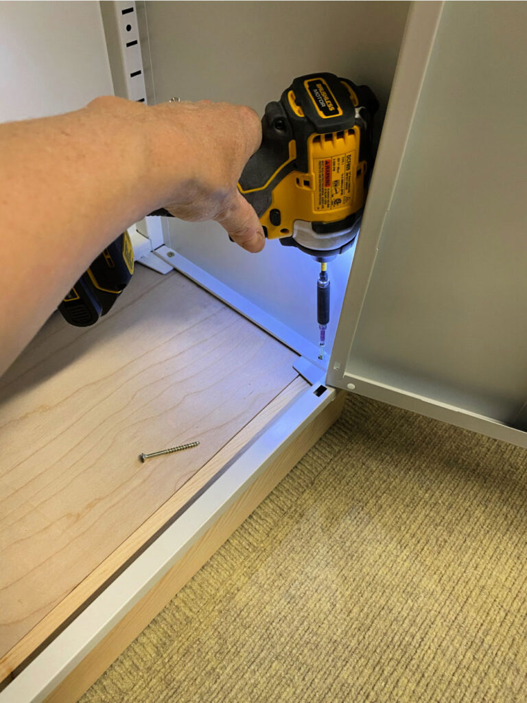 Storage Locker Installation DIY Built In Locker Storage Wall - Jaime Costiglio