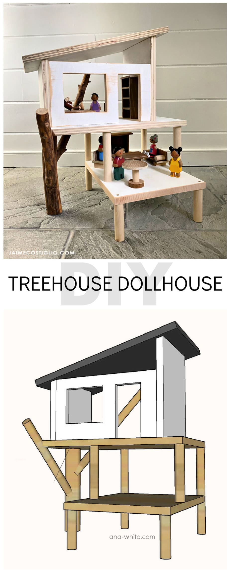 diy treehouse dollhouse