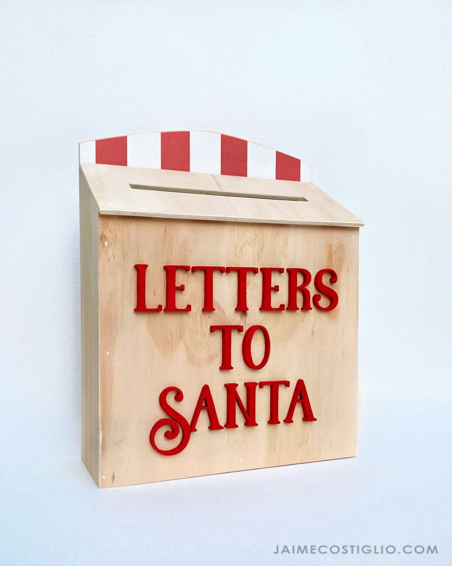 Diy Letters To Santa Mailbox Jaime Costiglio