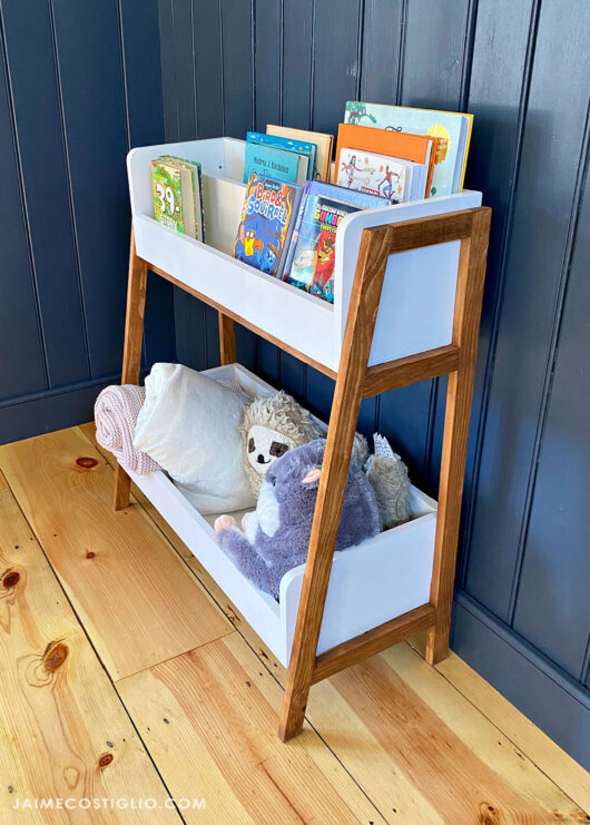 DIY Book Rack and Toy Storage Unit - Jaime Costiglio