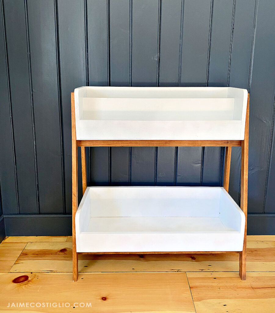 DIY Book Rack and Toy Storage Unit - Jaime Costiglio