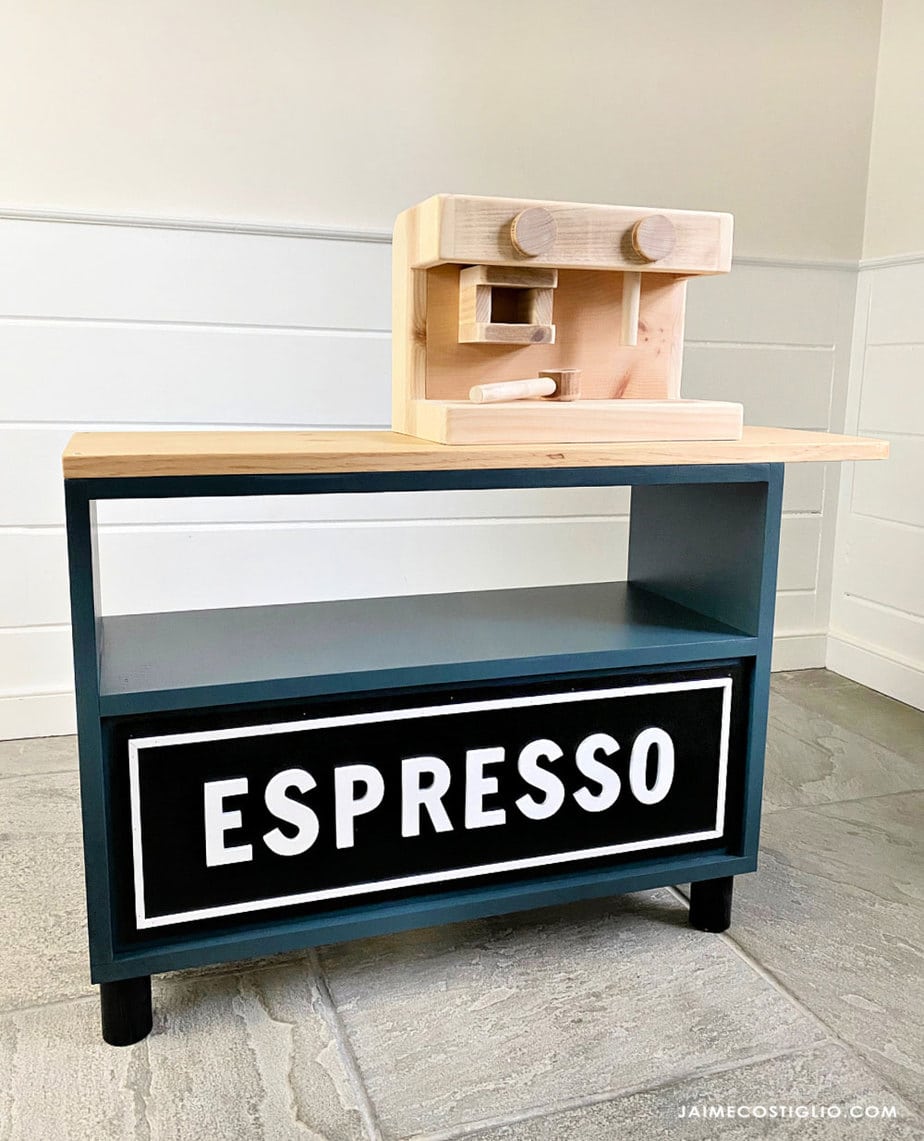 kids espresso play stand