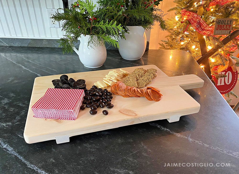 elevated charcuterie board