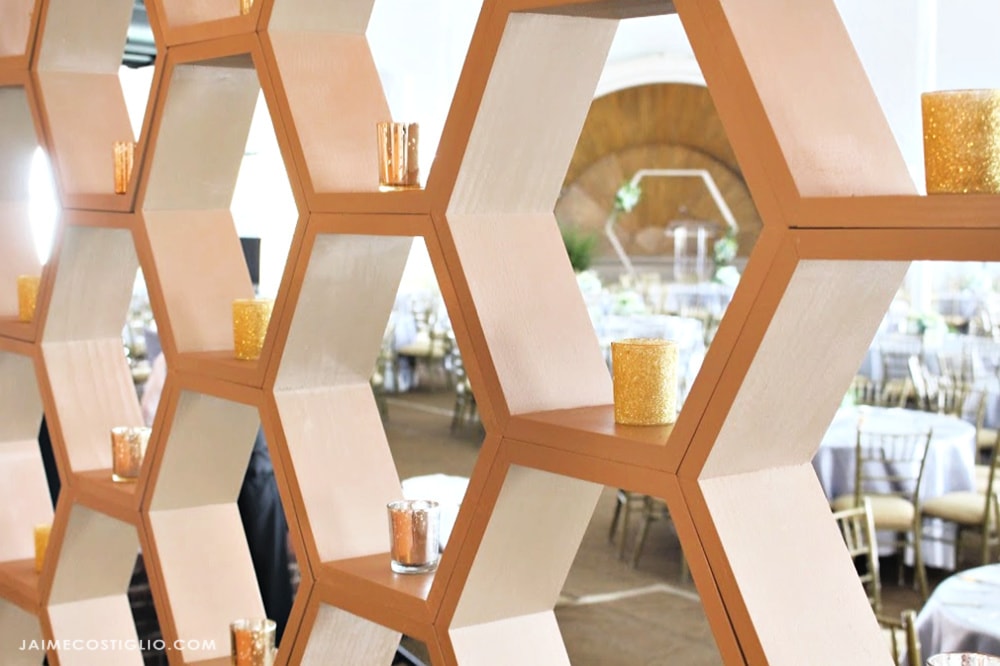 open honeycomb wall