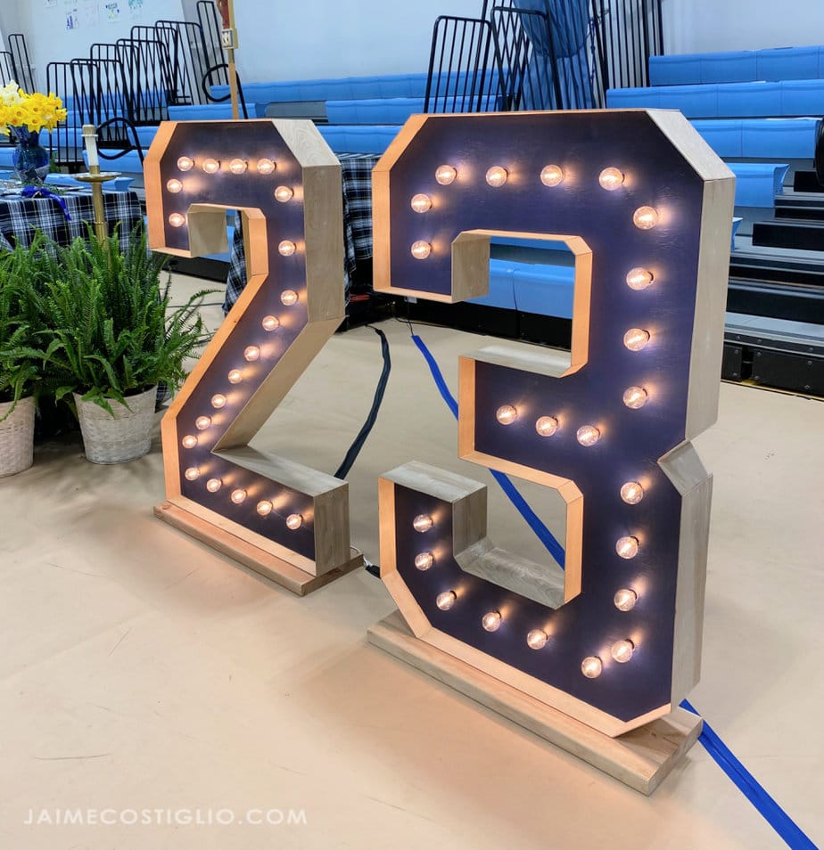 marquee numbers for events
