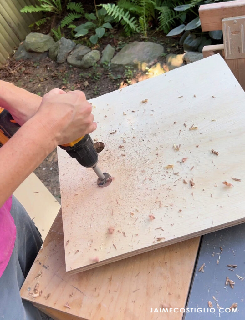DIY Dorm Room Storage Ottoman Jaime Costiglio