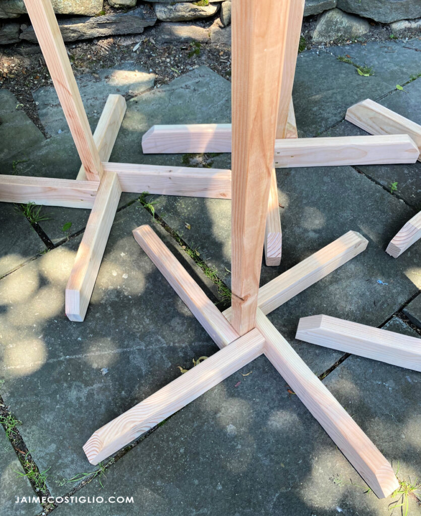 Timber Sign Stand Self Standing Station Signs - Jaime Costiglio