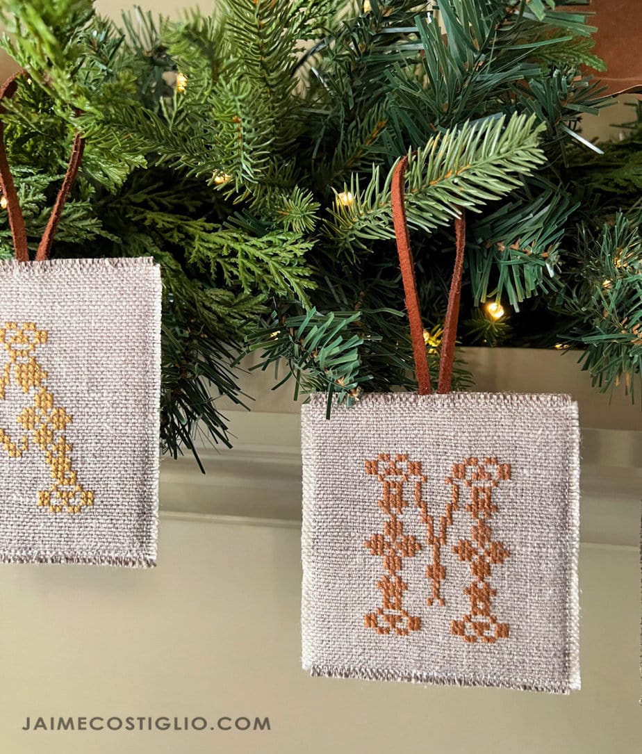 cross stitch ornaments